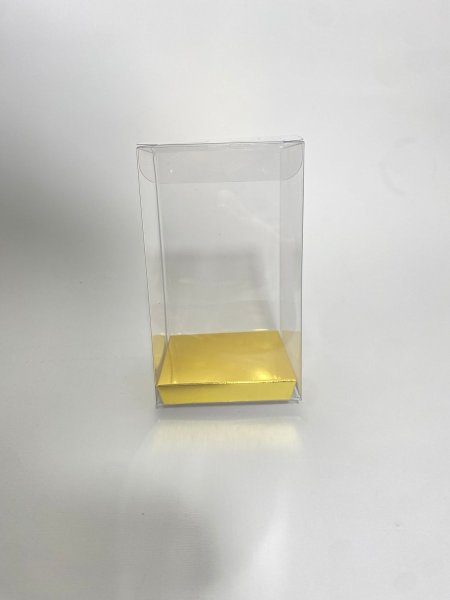 علب pvc 7.7.12cm ذهبي